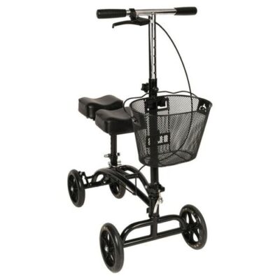 KneeRover Economy Knee Scooter Steerable Knee Walker for Adults with dual brake system
